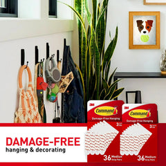 Command Medium Refill Adhesive Tape Strips (72 Strips)