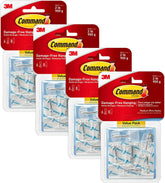 Command 17065CLR-6ES Wire Hook, 24 Hooks ( 4 Count )