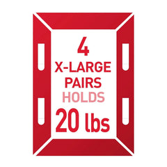 Command 20 lb X-Large Picture Hanging Strips, 16 Pairs White Command Strips Heavy Duty Picture Hanger