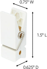 Command Spring Clips 2-Pack (16 Clips + 24 Adhesive Strips), White – Damage-Free Hanging of Photos, Notes, Lightweight Decorations, and Office Organization – No Tools Required