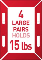 Command 15 lb Large Picture Hanging Strips 28 Pairs (56 Strips), Damage-Free Hanging Picture Hangers, No Tools Wall Hanger for Home Decor, White Adhesive
