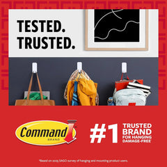 Command Broom and Mop Gripper, 3-Pack, Organize Damage-Free