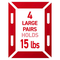 Command 15 lb Large 20 Pairs Picture Hanging Strips (40 Strips), Damage-Free Hangers for Picture Frames, No Tools Required, Great for Home Room Wall Decor, Black Adhesive