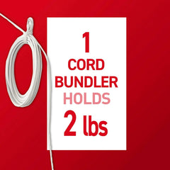 Command Fireplace Mantle Garland Holder for Displaying Garlands, Wreaths, and Holiday Decor Without Leaving Damage, Holes, or Residue, Holds 2lbs, Green, 6 Pack