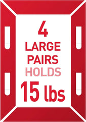 Command 15 lb Large Picture Hanging Strips 14 Pairs (28 Strips), Damage-Free Hanging Picture Hangers, No Tools Wall Hanger for Home Decor, White Adhesive