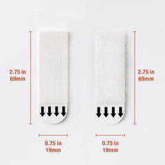 MOVELYST 240-Pairs(480 Strips) Medium Picture Hanging Strips Heavy Duty, Removable Hook and Loop Tape, Waterproof Adhesive Strips for Frame Hanging