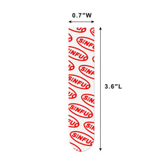 Sinfuo 48 Large Hanging Strips Refill, No Damage Adhesive Strips for Wall Hooks, Removable Residue Free Picture Hanging Strips, Wall Sticky Double Sided Tape Heavy Duty Variety Pack