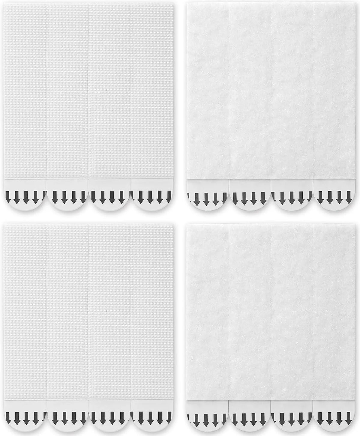 Sinnsally X-Large Picture Hanging Strips Heavy Duty,20-Pairs(40 Strips) Sticky Picture Hangers for Walls Hanging Without Nail,Damage Free No Nails Refill Adhesive Poster Frame Mounting,White